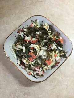 Салат из морской капусты без майонеза