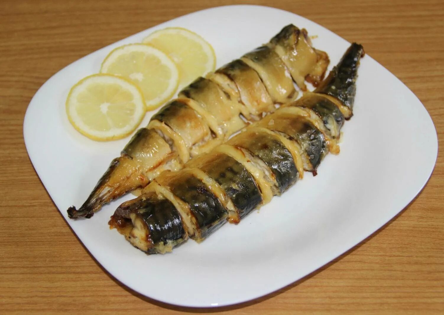 Рецепт скумбрии кусочками