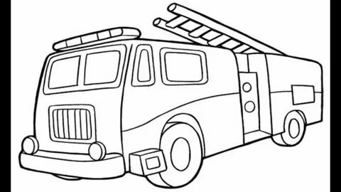 How to draw fire engine Drawing for Kids Drawing steps - YouTube