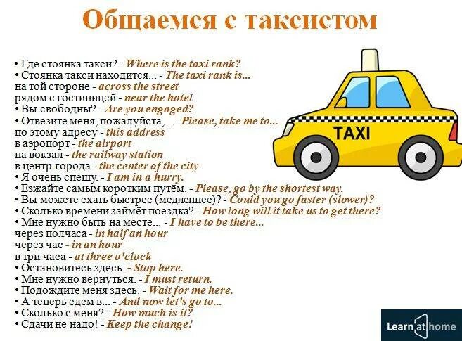Сравни написание слов такси. Фразы на английском для такси. Английское такси. Фразы таксистов. Диалоги на английском для такси.