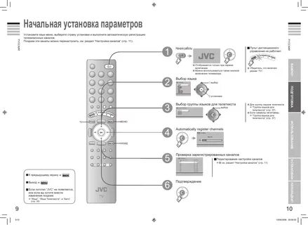 Как настроить телевизор jvc