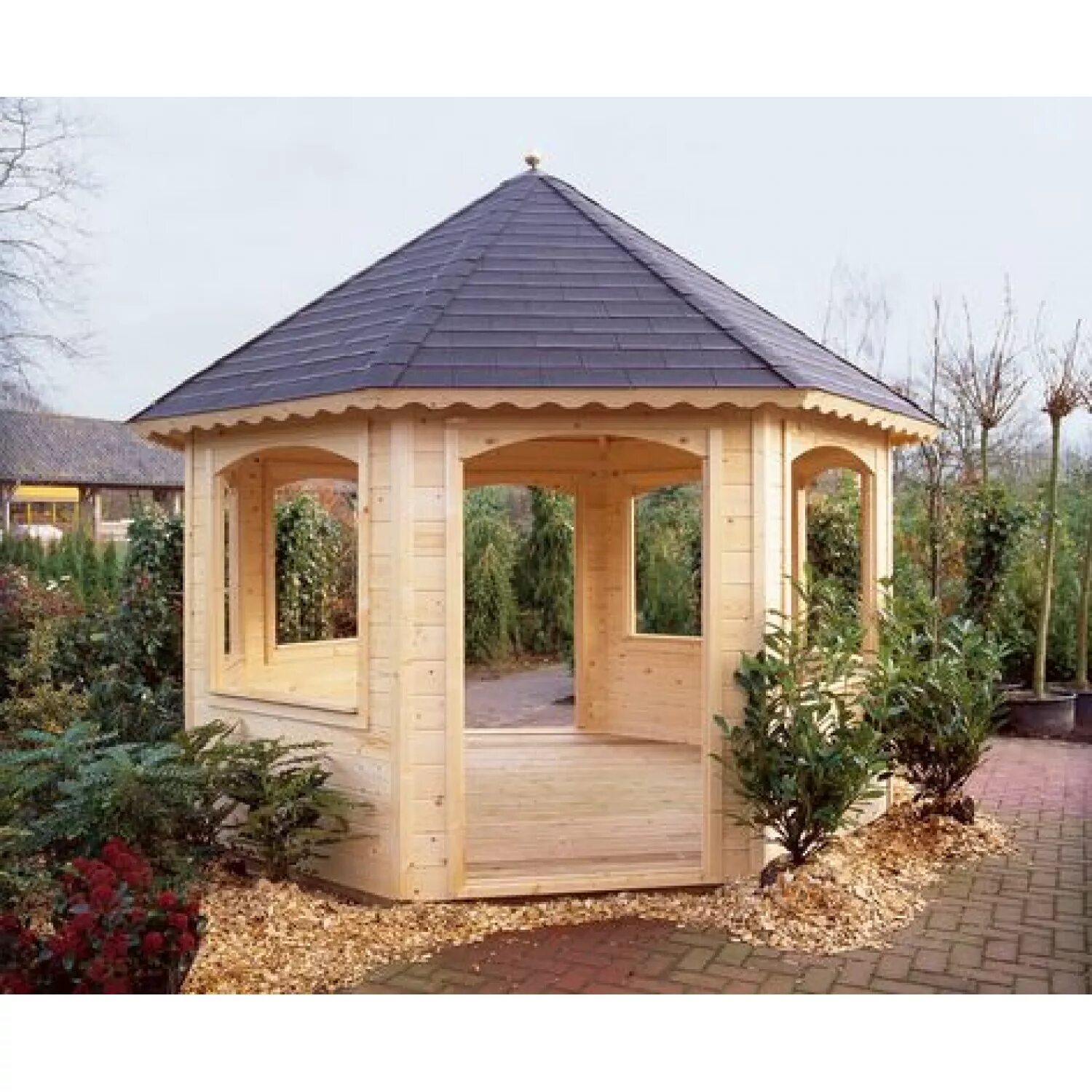 Деревянные шестигранные беседки. Wooden Gazebo беседки. Беседка брусовая Gazebos. Беседка шестигранная деревянная. Беседка восьмигранная.