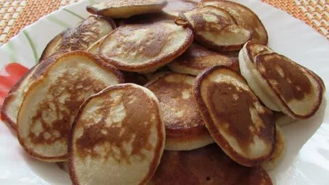 Рецепт банановых оладий с молоком