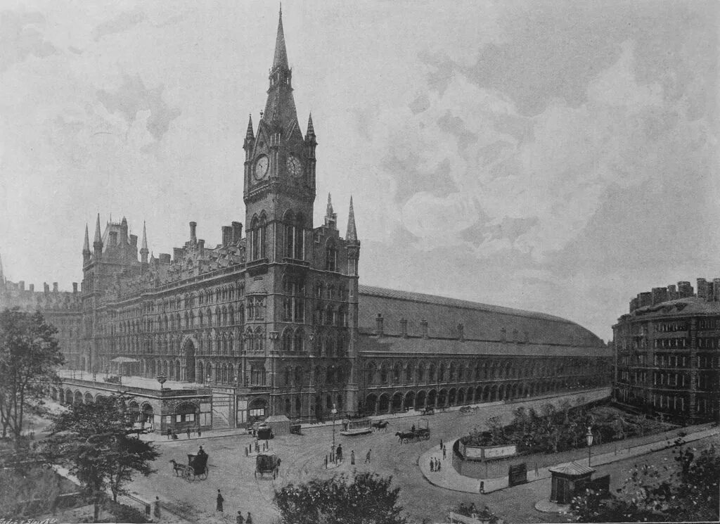 Сколько веков англии. Сент-Панкрас в Лондоне 19 век. Англия 20 Лондон 20 века. Лондонский вокзал сент-Панкрас. Англия во второй половине 19 века.