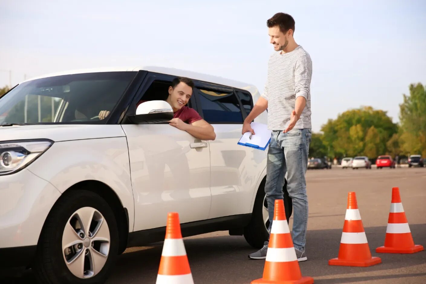 Learn to drive a car