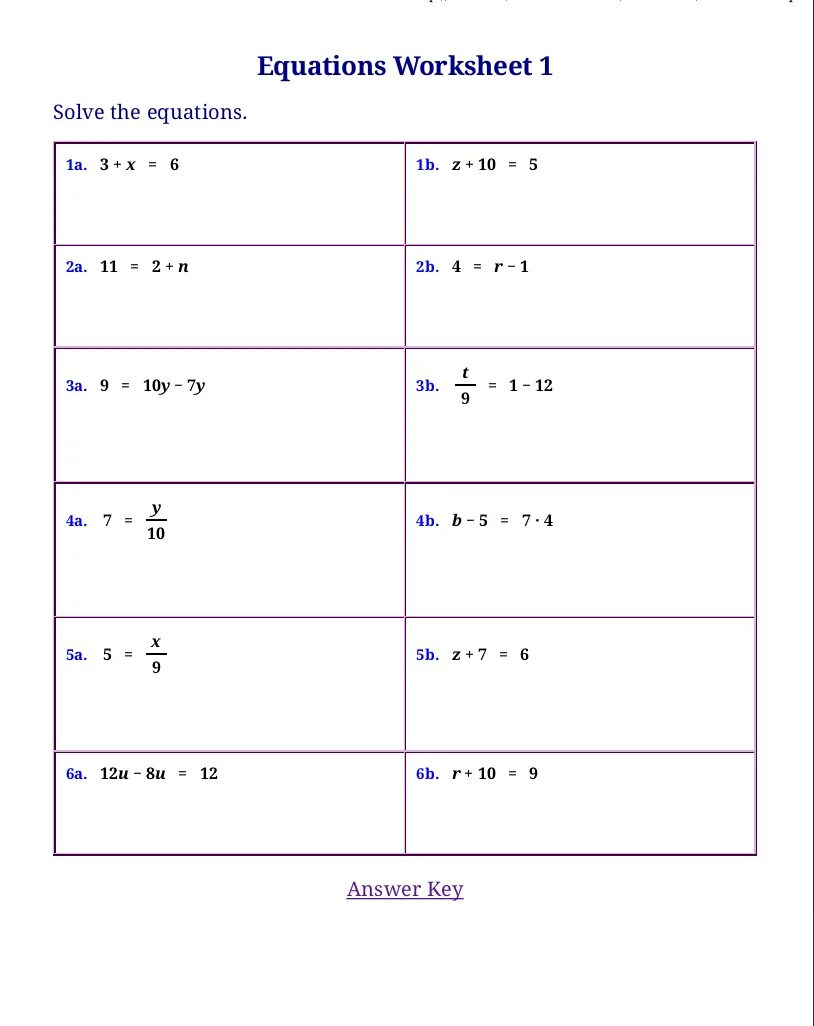 Y answers