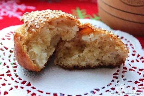 Бездрожжевые булочки с сыром