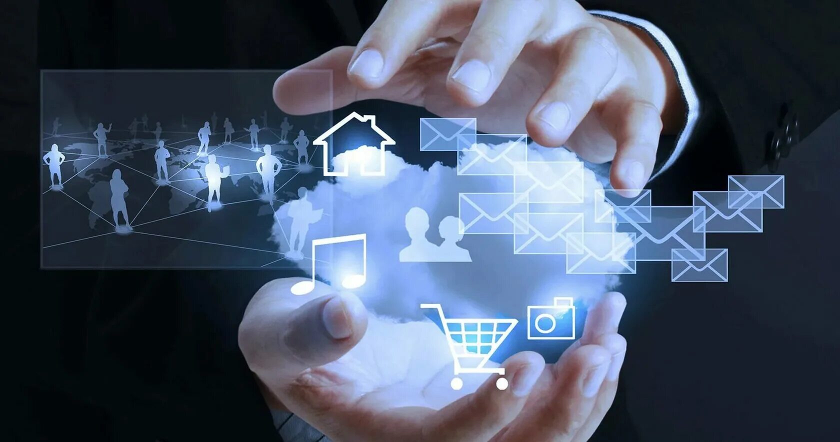 проджект м. менеджер it проектов. айти проджект. иллюстрация современные технологии. человек в офисе за компьютером.