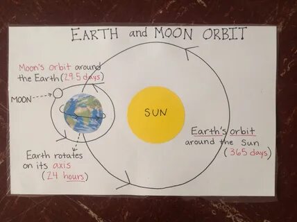 The earth around the sun