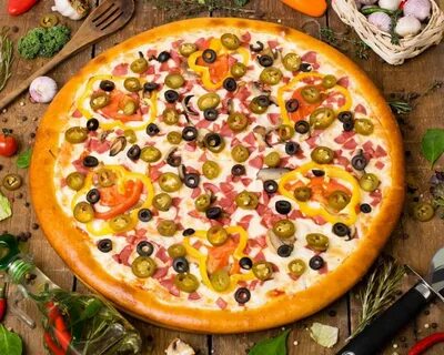 Пицца с маслинами рецепт