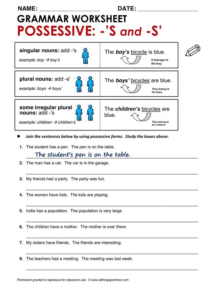 S grammar