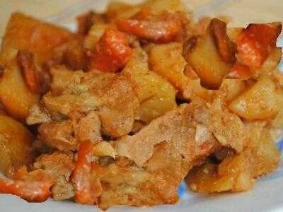 Вкусная свинина с картошкой в мультиварке