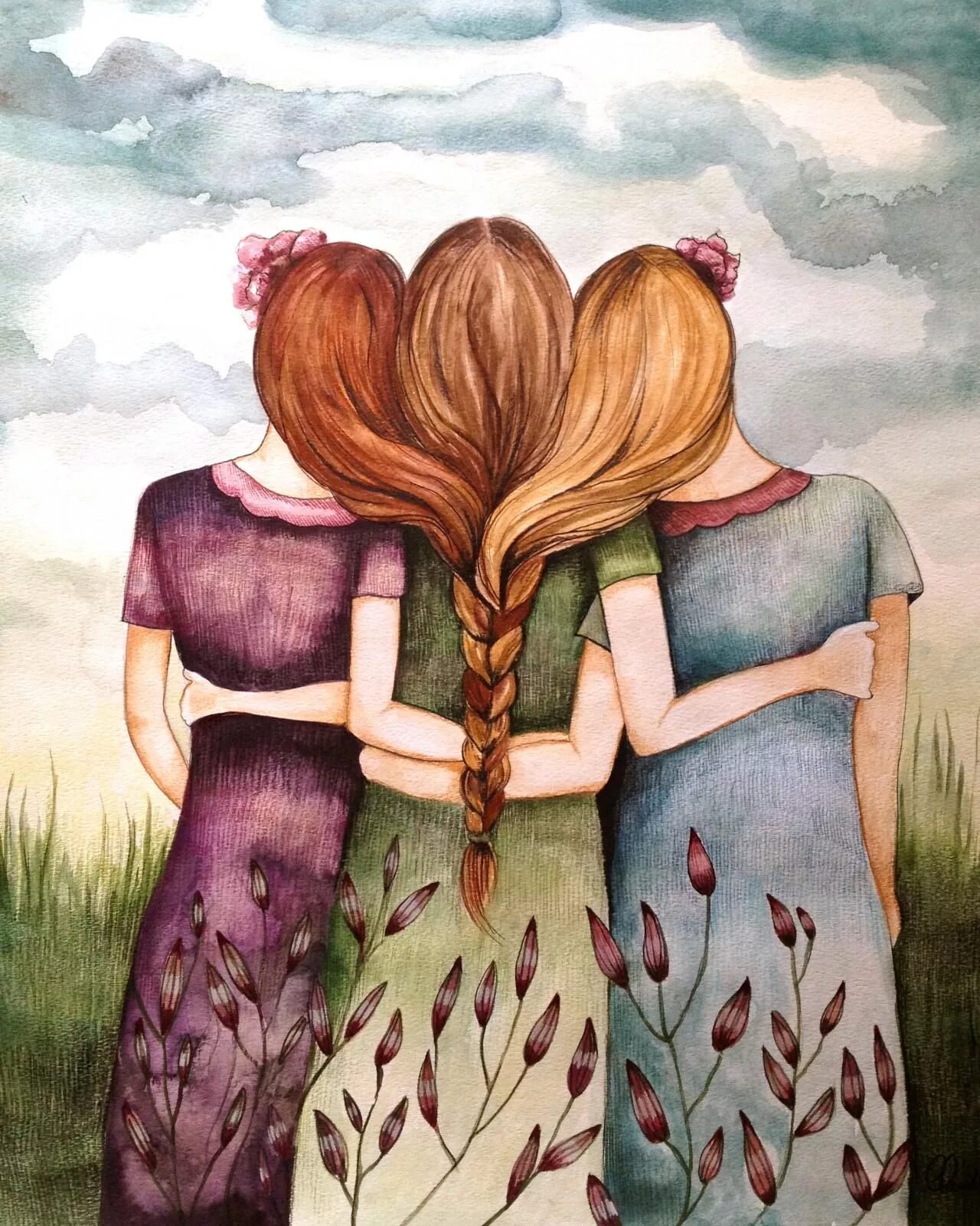 Most important things in life. Дружба рисунок. Подруги рисунок. Рисунки на тему подруги. Картинки про дружбу подруг.
