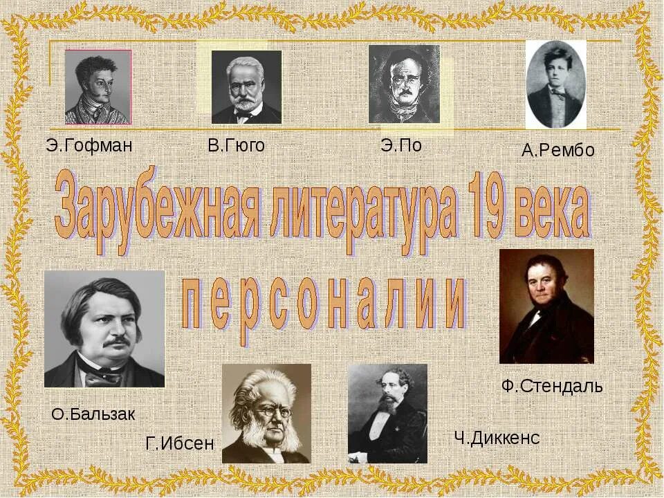 Произведения 19 века список. Зарубежная литература 19 века Писатели. Европейские Писатели 19 века. Зарубежные Писатели 19 века. Pfhe,t;ystписатели и поэты 19 века.