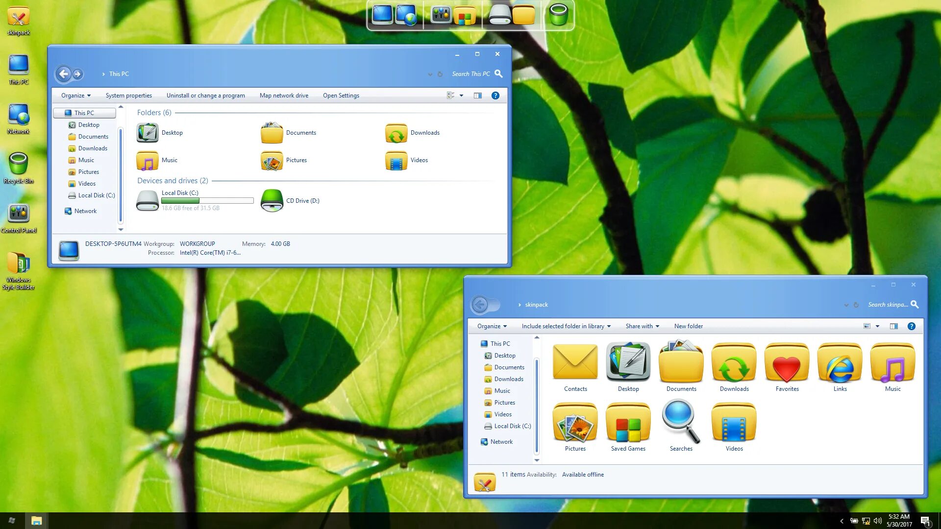 Is the item available. 11 skin pack for windows 10. skinpack.skin_0_195. windows xp royale noir theme.