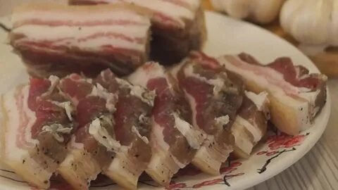 Сало с мясом