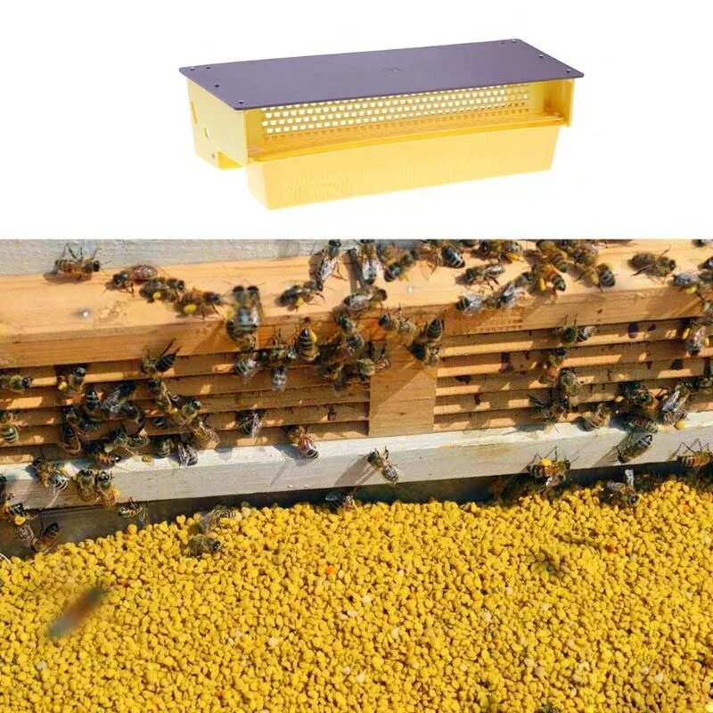 Convert pollen at the hive