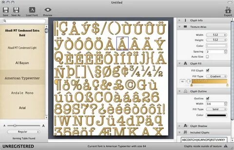 Unity fonts