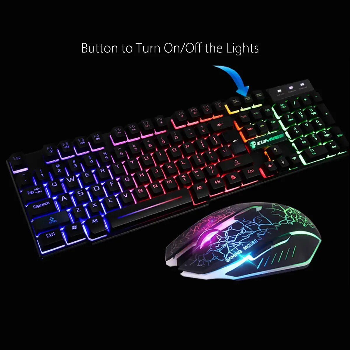 Клавиатура мышка коврик Rainbow Light t5. Комплекты клавиатура и мышь с подсветкой РГБ. Игровая клавиатура с подсветкой и мышь. Беспроводная светящаяся клавиатура.