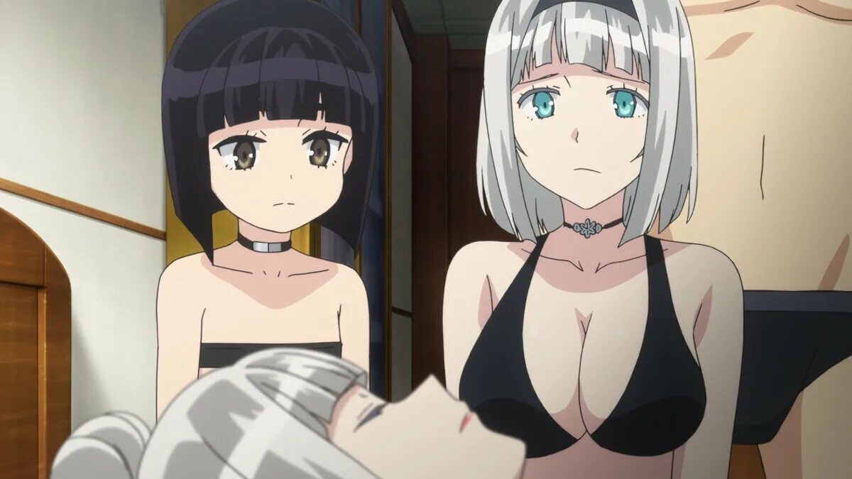 Самые скучные мир самых похабных шуток. Энни Браун Shimoneta. Анна Нишикиномия эччи. Анна семпай аниме. Shimoseka этти.