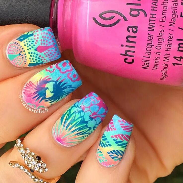Nail Art Leopard nails, Cheetah nails, Cheetah nail designs