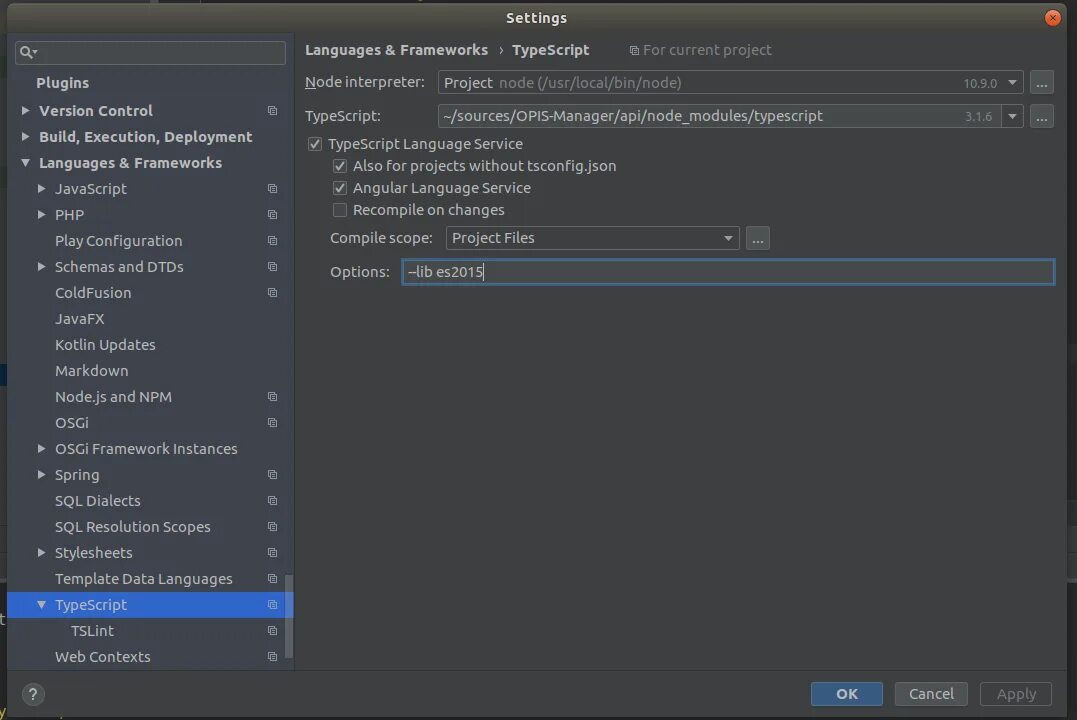 Plugin typescript. Webstorm typescript настройка. webstorm проблема. webstorm отображение изменения в коде. webstorm настройка редактора.