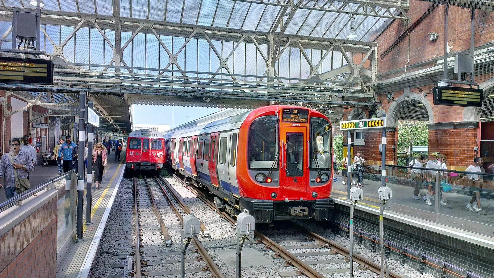 Train is in the station