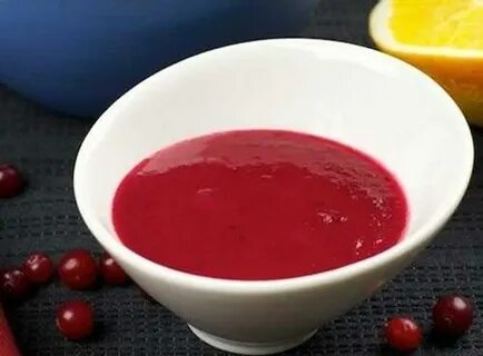 Соус для мяса из клюквы
