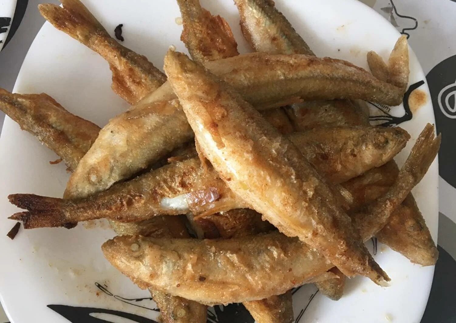 Как быстро пожарить корюшку