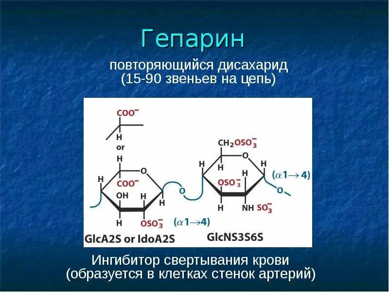 Гепарин строение дисахаридного фрагмента. Гепарин формула состав. Гепарин структурная формула. Гепарин формула гидролиз.