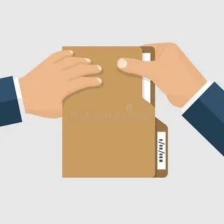 Рука дающая документы