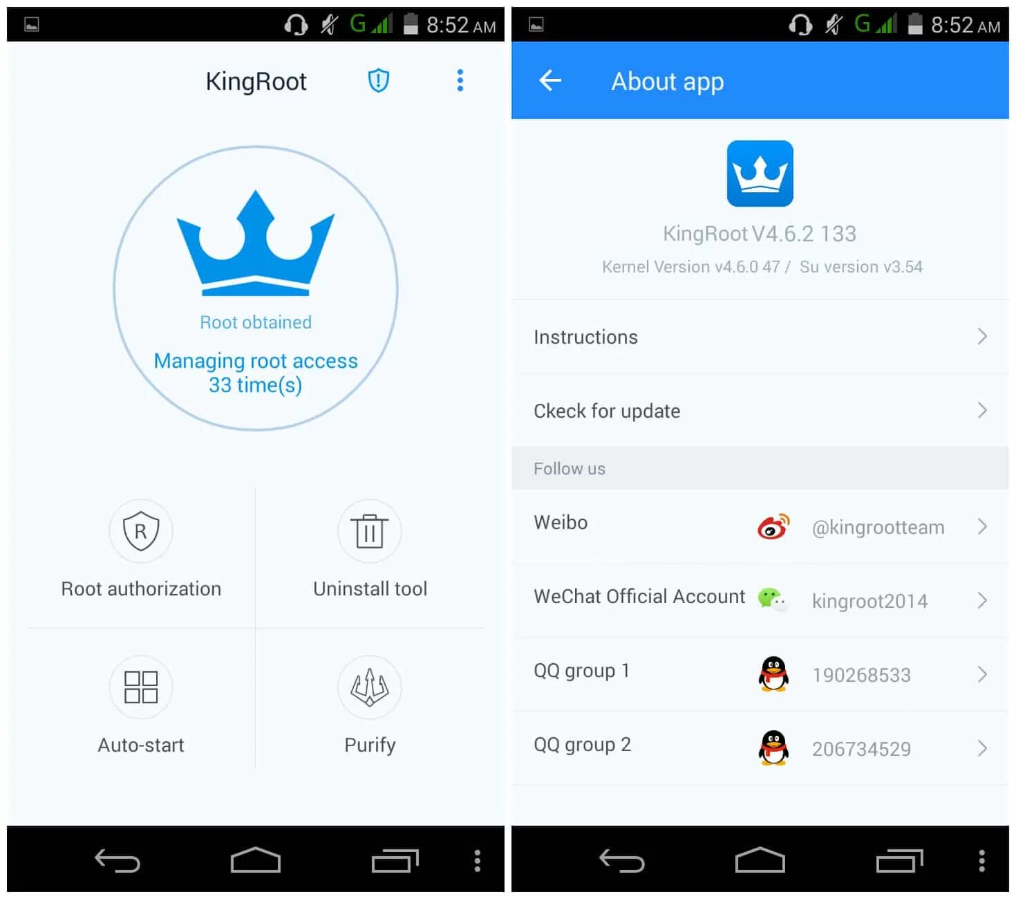 Kingroot. Root права на андроид. программы для рутирования андроид. kingroot.ru.