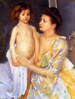 Файл:Cassatt Mary Jules Being Dried by His Mother 1900.jpg. 