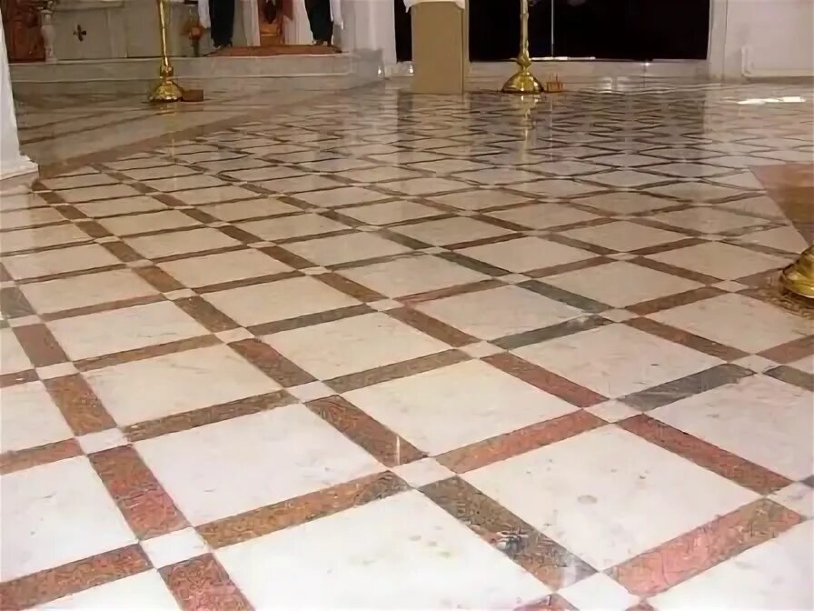 Мраморное покрытие пола