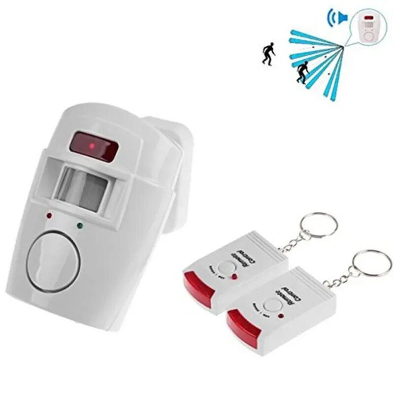 Датчик для сигнализации дома. Сигнализация remote controlled mini alarm. автономная сигнализация мини аларм ма-20. охранная сигнализация для дачи с сиреной с датчиком движения gsm. датчик движения на 220 вольт сигнализацию.