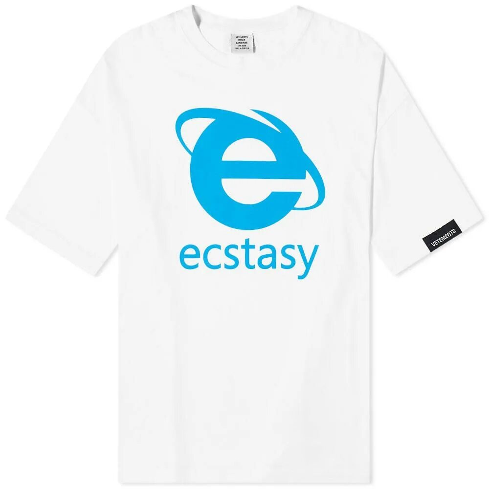 Vetements ecstasy. Футболка Ecstasy. Толстовка vetements Ecstasy. Футболка Ecstasy Explorer.