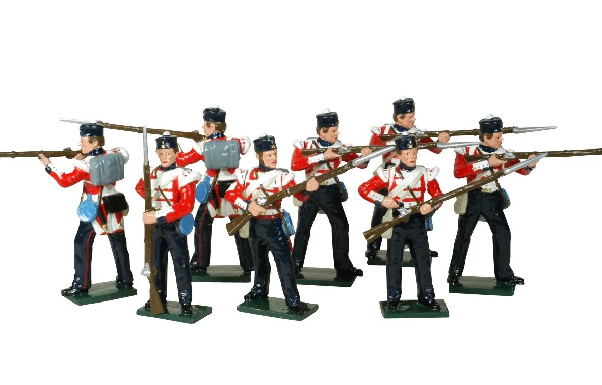 Реалистичные солдатики игрушки. Униформа солдат Крымской войны 1853-1856. Макрону подарили солдатиков