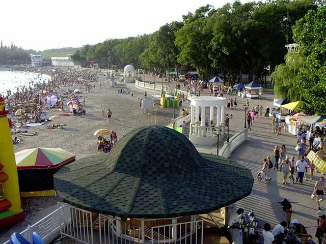 Дивноморское фото поселка и пляжа достопримечательности