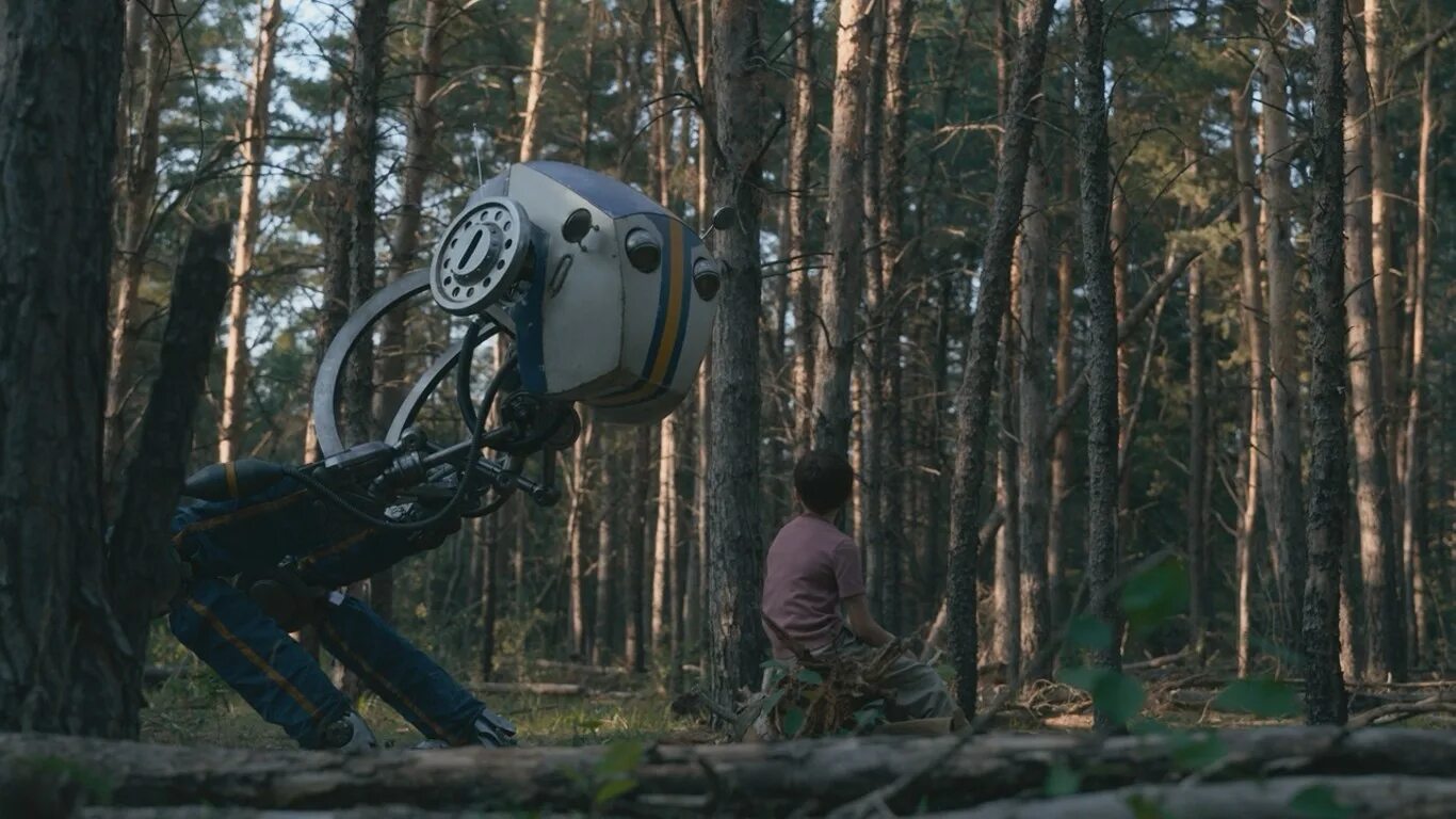 Robot loop. Simon stalenhag сериал. tales from the loop сериал. tales from the loop 2025. байки из петли сериал.