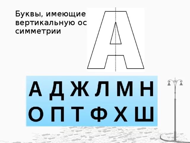 Какой буква симметричный. Какой буква симметричный