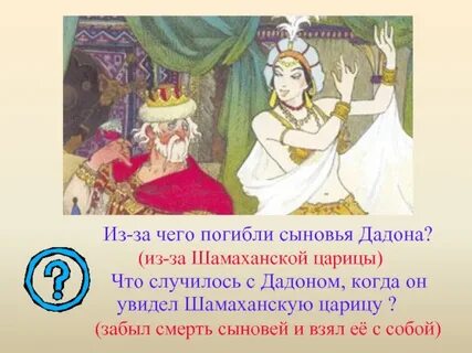 В какую царевну влюбился царь дадон