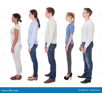He is standing