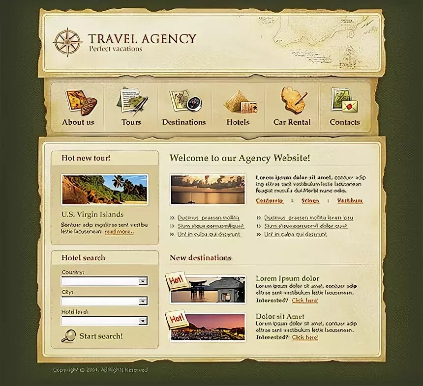 Website story