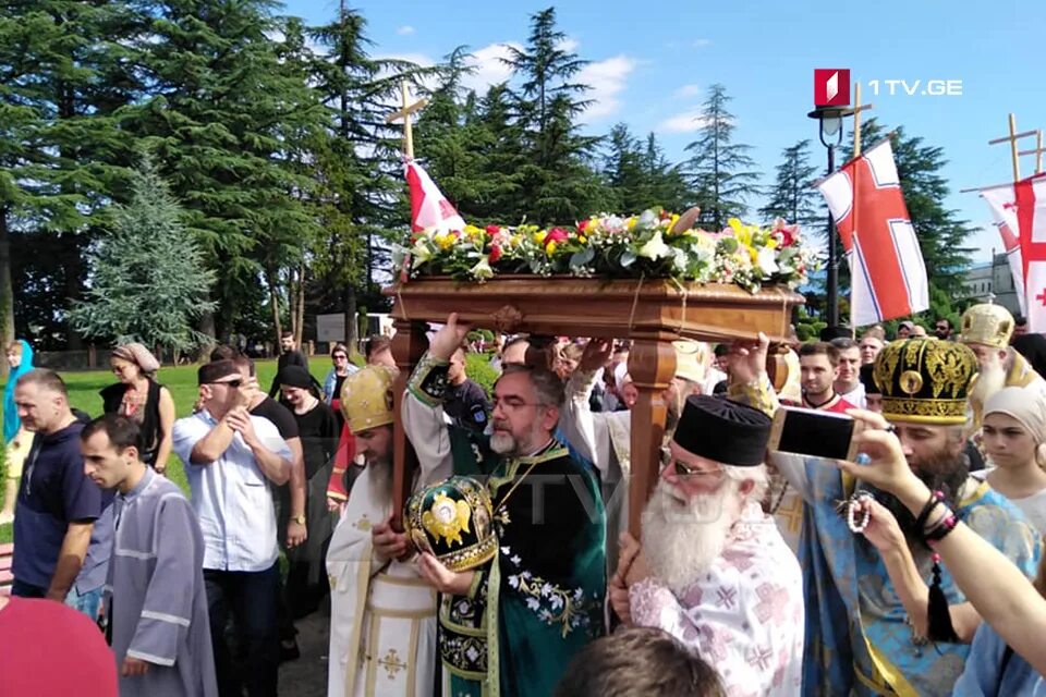 1 июля отмечают. Зугдиди риза Богородицы. Влакерноба. Грузия церковный праздник. Грузинские церковные праздники.