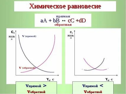 Равновесия обратимые и необратимые