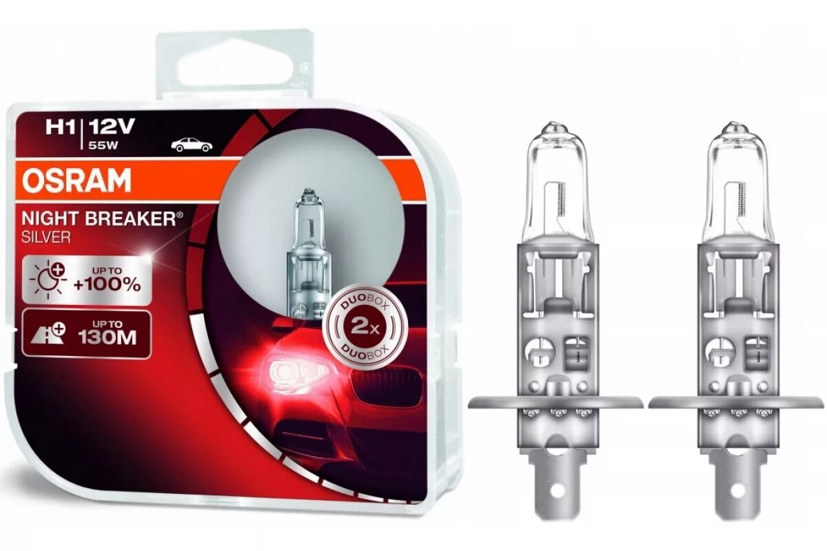 Автолампы h1 Osram Night Breaker Silver +100. Лампа галогенная Osram Night Breaker Silver +100% 12v h1 55w 2 шт 64150nbs-HCB. Osram h1 Night Breaker Silver +100. Лампа h3 12v 55w Night Breaker Laser +150%.