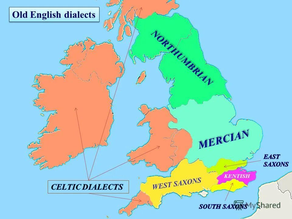 Old english names. Old English dialects. Диалекты древнеанглийского языка. Древнеанглийские диалекты карта. Древние английские диалекты.