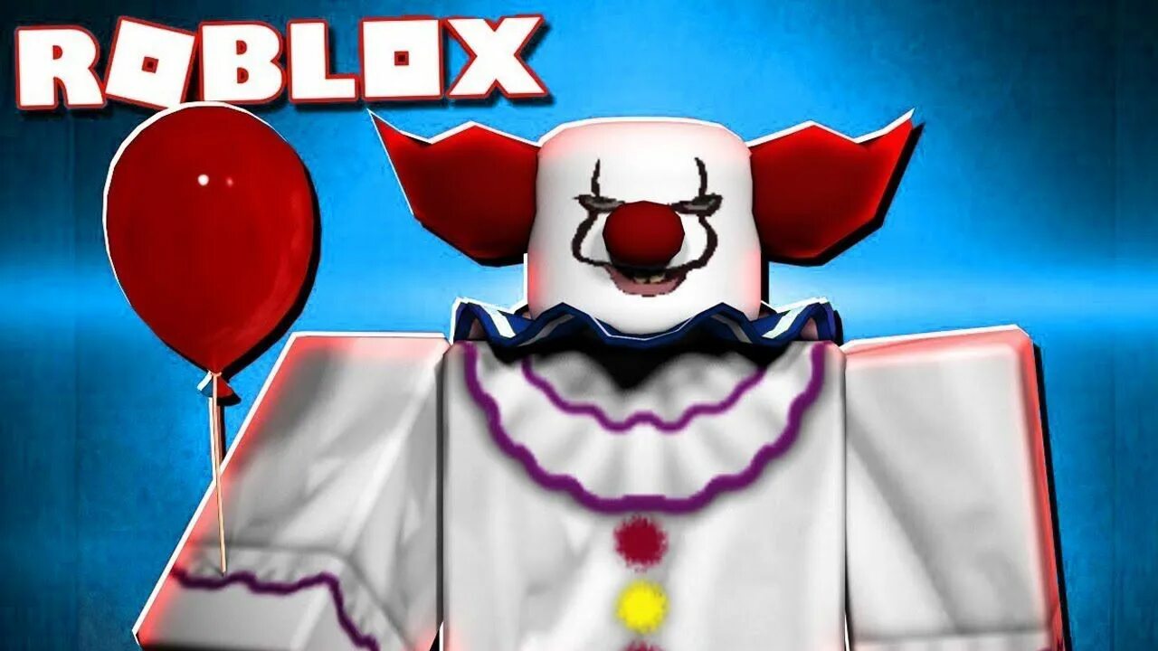 Побег от клоунов. Клоун Roblox. Клоун из РОБЛОКСА. Страшный клоун в РОБЛОКСЕ. Страшный клоун из РОБЛОКСА.