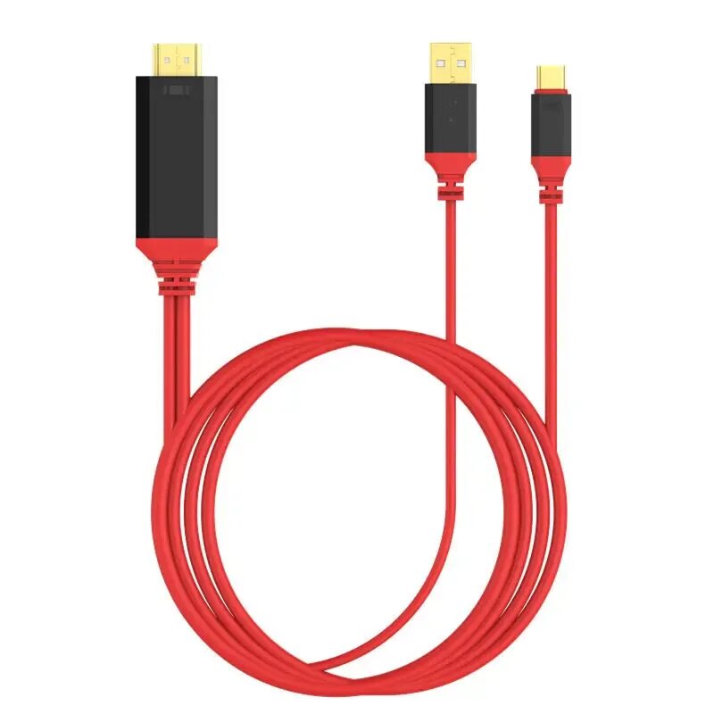 USB 3,1 адаптер конвертер ультра 1080P 4k зарядка HDTV видео Тип C к HDMI-совмес