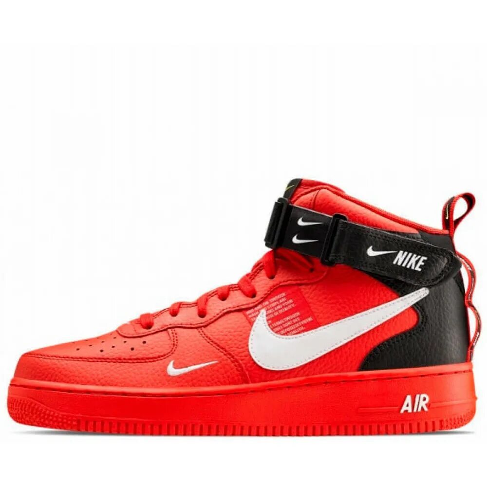 Мужские кроссовки air force 1. Кроссовки Nike Air force1 Mid. Nike Air Force 1 Mid 07 lv8 Utility. Nike Air Force 1 07 Mid lv8 Red. Кроссовки Nike Air Force 1 '07 lv8 Mid Utility Red/Black.